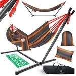 KESSER&reg; H&auml;ngematte LAKE mit Gestell Doppelh&auml;ngematte f&uuml;r 2 Personen-Stabiler