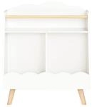 SoBuy Kinderregal mit 3 F&auml;chern Wei&szlig; Modern