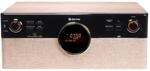 Denver MRD-180 Musiksystem&ndash;FM Radio, Kassetten, Bluetooth, Holz, braun