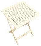 Sedex Klapptisch Catar 60x60 cm wei&szlig; gewischt