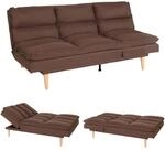 Schlafsofa MCW-M79, G&auml;stebett Schlafcouch Couch Sofa, Schlaffunktion Liegefl&auml;che