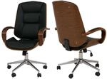 B&uuml;rostuhl MCW-O83, Drehstuhl Chefsessel , Kunstleder (280g/m&sup2;) Bugholz