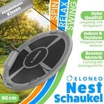 ELONEO Nestschaukel Outdoor & Indoor mit 90 oder 120 cm Durchmesser,...