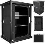24MOVE&reg; Campingk&uuml;che BERGAMO faltbar, Aluminium Reisek&uuml;che mit Arbeitsplatte,