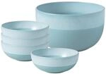 like. by Villeroy & Boch Salat-Set Perlemor Aqua 5er Set