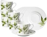 Ritzenhoff & Breker Espressotassen mit Untertassen Evora 100 ml 6er Set