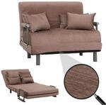 Schlafsessel MCW-K29, Klappsessel Schlafsofa G&auml;stebett, Liegefl&auml;che 190x100cm,