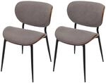 2er-Set Esszimmerstuhl MCW-O45, Bugholz Stoff (370g/m&sup2;) &Ouml;ko-Tex...
