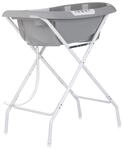 Chipolino Babybadewanne St&auml;nder Noemi klappbar, Ablauf, Ablagef&auml;cher, ab Geburt