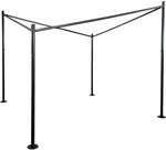 Pergola Gestell MCW-A41, Garten Pavillon Terrassen&uuml;berdachung Gest&auml;nge,...