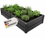 NYVI Hochbeet NYVIGreen - Gartenbeet aus wetterfestem & recyceltem Kunststoff -