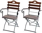 2er-Set Biergartenstuhl MCW-J40, Klappstuhl Gartenstuhl, Gastronomie-Qualit&auml;t...