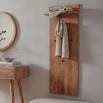 MCA Garderobenpaneel MCW-P55, Wandgarderobe Garderobe, Massiv-Holz Ablagefl&auml;che