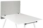 hjh OFFICE Tischtrennwand FLEXMIUT D SIDE Kunststoff, Stoff