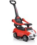 Moni Rutschauto 2 in 1 Rider 308, Rutscher mit Griff, Lehne, B&uuml;gel,...