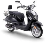 LuXXon Motorroller Cruiser - Retro City Roller Vintage mit 50 ccm - 3 PS f&uuml;r...