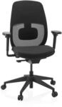 hjh OFFICE Profi B&uuml;rostuhl Skandis Stoff / Netzstoff mit Armlehnen
