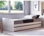 Inter Link Funktionsbett Kinderbett Leonie 90x200 cm inkl. Lattenrost und Ausziehbett