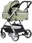 Chipolino Kombikinderwagen 2 in 1 Vista Wickeltasche, Fu&szlig;abdeckung, Korb, Gurt...