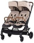 Chipolino Zwillingskinderwagen Twinity Fu&szlig;abdeckung Wickeltasche Becherhalter...
