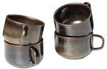 Gipfelst&uuml;ck Kaffeeobertassen-Set, Steinzeug Glockenklang Bronze / Braun