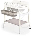 Cangaroo Babybadewanne Wickeltisch 2 in 1 Garda Thermometer R&auml;der...