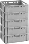 BURI 5x Fleischkiste E2 Metzgerkiste 60x40 Fleischerkiste Stapel- Eurokiste