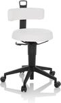 hjh OFFICE Drehhocker TOP WORK FLEX PU Kunstleder ohne Armlehnen