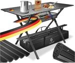 KESSER&reg; Campingtisch faltbar Klapptisch mit Aluminiumrahmen Aufrollbare...