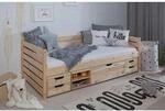 TiCAA Sofabett Naomi inkl. Funktionsschubk&auml;sten, 90x200