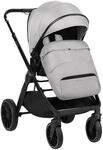 Kikkaboo Kinderwagen Tiffany 2 in 1 Babywanne, Sportsitz, Wickeltasche, PU-R&auml;der