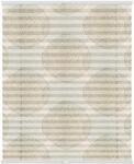 Lichtblick Plissee Klemmfix, ohne Bohren, blickdicht, Stripy Boho Drop India - Beige