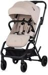 Chipolino Kinderwagen Go Twist Sitz drehbar PU-Reifen klappbar Federung Korb beige