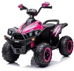Chipolino Kinder Elektroquad ATV Speed Licht Musik 2 Motoren Fu&szlig;pedal bis 35 kg rosa