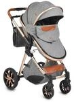 Moni Kinderwagen Alma Sportsitz Tragetasche umbaubar Wickeltasche Sitz umkehrbar