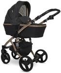 Lorelli Kinderwagen Rimini Premium Sportsitz Tragewanne Moskitonetz verstellbar black