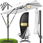 KESSER&reg; Sonnenschirm Ampelschirm SUN XL 300 x 300 cm Inkl. Abdeckung +Windsicherung