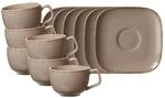 Ritzenhoff & Breker Kaffeetassen mit Untertassen Casa 200 ml 6er Set