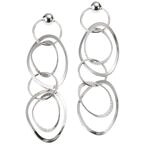 Zeeme Silber Ohrringe 925 Silber rhodiniert