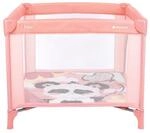 Kikkaboo Laufstall Enjoy Reisebett klappbar, Matratze, Sichtfenster, Tragetasche pink