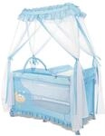 Lorelli Reisebett Magic Sleep 2 Ebenen Baldachin Mobile Wickelauflage faltbar