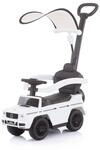 Chipolino Rutscher Mercedes Benz G350d 2 in 1 Schubstange Dach, Trittstufe wei&szlig;