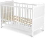 Cangaroo Babybett 2 in 1 Gitterbett Albero Kinderbett 120 x 60 cm Holz 3 Ebenen...