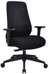 hjh OFFICE Profi B&uuml;rostuhl Verviq Stoff / Netzstoff mit Armlehnen