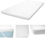 6cm Kaltschaum-Matratzentopper MCW-E63, Topper Matratzenauflage Matratzenschoner ~