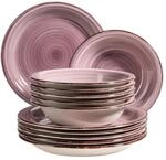 M&auml;ser Teller-Set, Steingut Lumaca