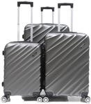 Reisekoffer Koffer 3 tlg Hartschale Trolley Set Kofferset Handgep&auml;ck
