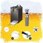 Komplett Set - Zapfanlage STREAM 80 Bierkoffer, Bierzapfanlage, Durchlaufk&uuml;hler