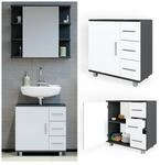 Vicco Waschtischunterschrank Ilias Badschrank Badezimmerschrank