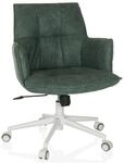 hjh LIVING Home Office B&uuml;rostuhl SOLAO LIFE W Stoff mit Armlehnen